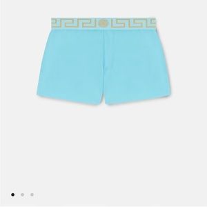Greca border swim shorts